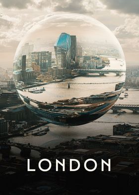 London UK Crystal Sphere