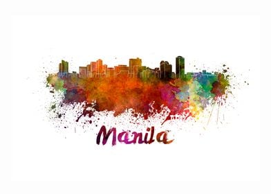 Manila skyline