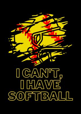 i have softball