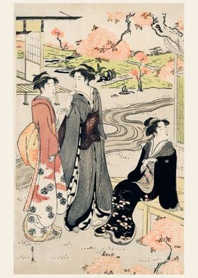 Japanese women in kimono