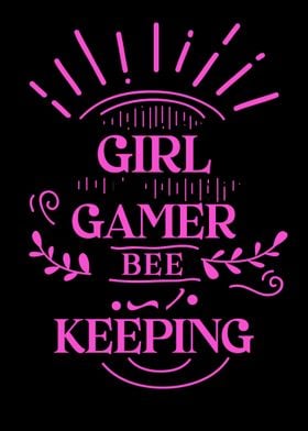 girl gamer bee keeping