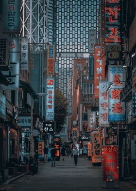 Seoul Neon Lights