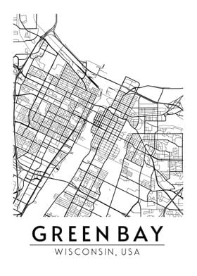 Green bay Wisconsin Map