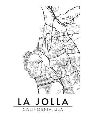 La Jolla California Map