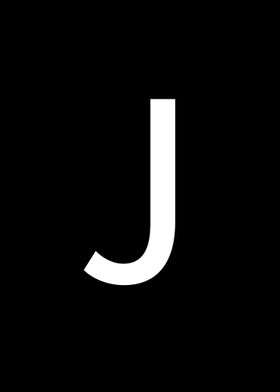 Costume alphabet letters J