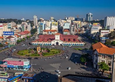 Rare view central Saigon