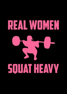 Real Women Squat Heavy