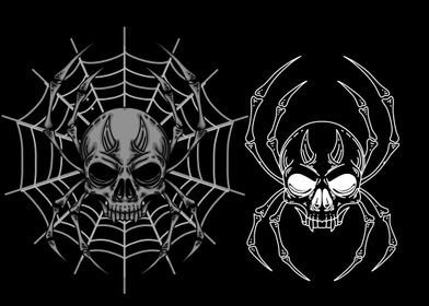 spider dark illustration