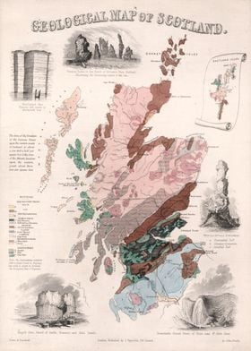 Geological map of Scotland