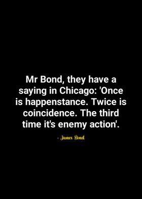 James Bond quotes