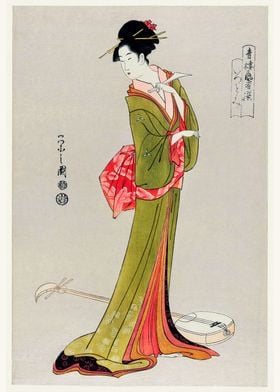 Japanese woman in a kimono