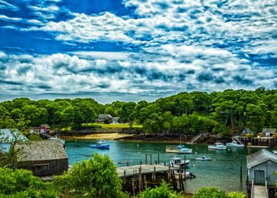 Port in Bristol Maine