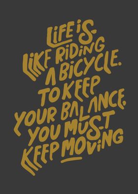 life is like a riding 