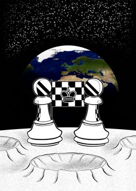 Pawns on the moon