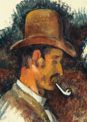 Man with Pipe ca 1892