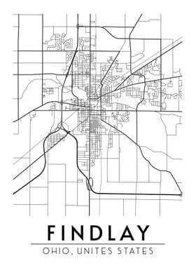 Findlay Ohio Map