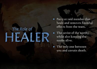 The Role Of Healer Gamer