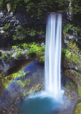 Massive waterfall