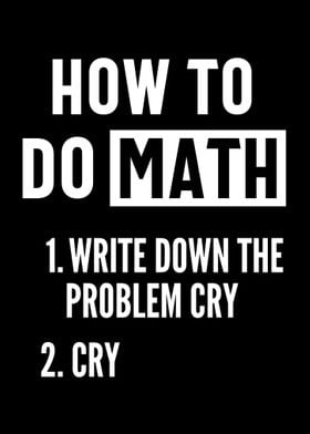 How To Do Math Funny Quote