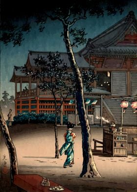 Ukiyo e Kiyomizudu in Ueno