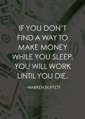 Make Money While You Sleep