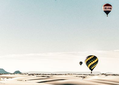 White Sand Hot Air Balloon