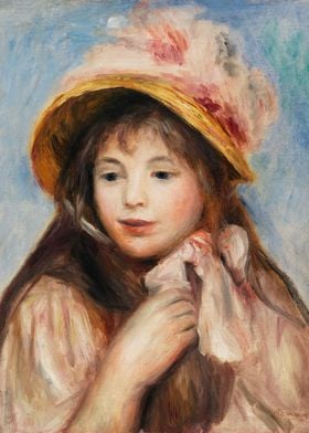 Girl with Pink Bonnet