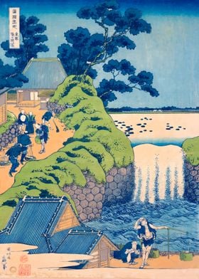 Ukiyo e Fall of Aoiga