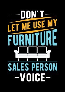 furniture sales person