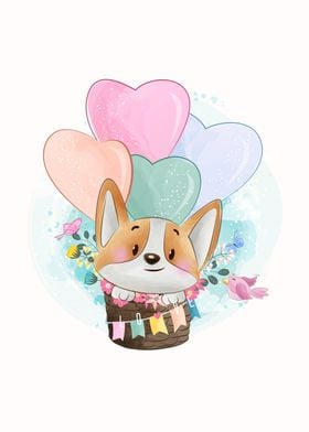 Cute Corgi Dog