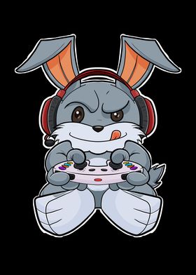 Bunny Video Gamer