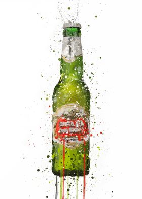 Beer Bottle Peridot Color