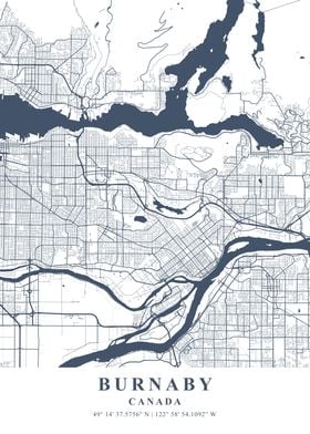 Burnaby Ash Plane Map