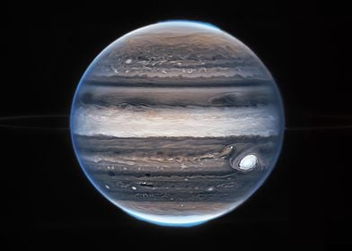 Jupiter by JWST enhanced