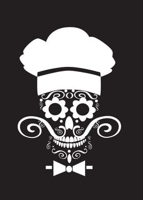Kitchen chef icon logo bac