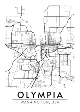 Olympia Washington Map