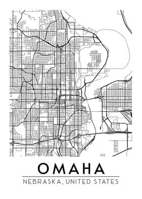 Omaha Nebraska Map