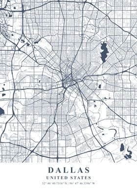 Dallas Ash Plane Map