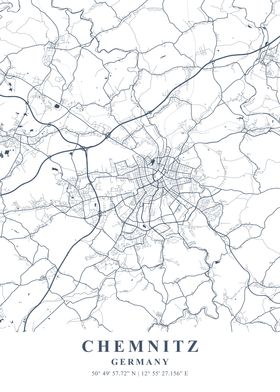 Chemnitz Plane Map
