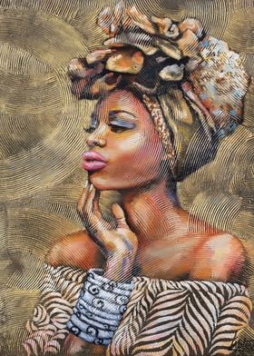 African Woman Africa Art