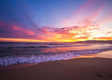 Beach Sunset Nature
