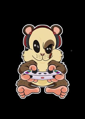 Hamster Video Gamer