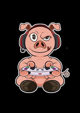 Pig Video Game Controller