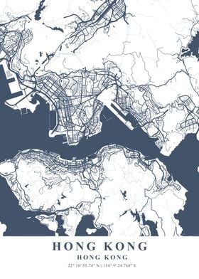 Hong Kong Ash Plane Map