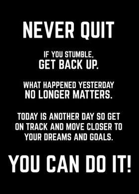 Never Quit