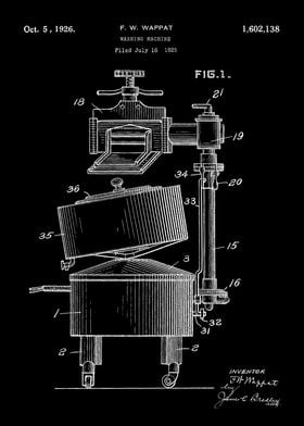 Washing machine patent