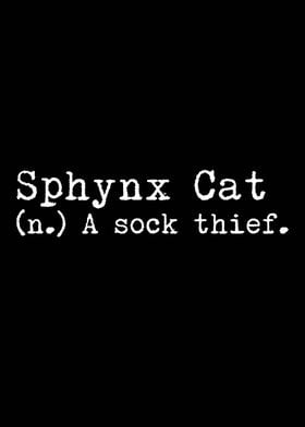 Sphynx Cat A Sock Thief 