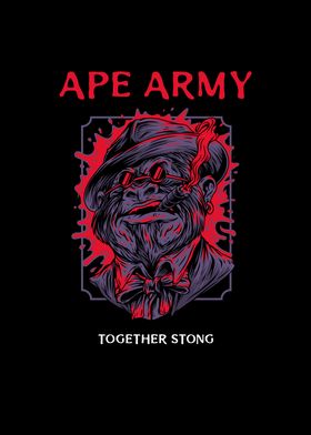 Gorilla Apes APE ARMY