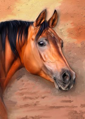 Horse Digital Painting