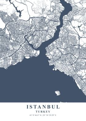 Istanbul Ash Plane Map